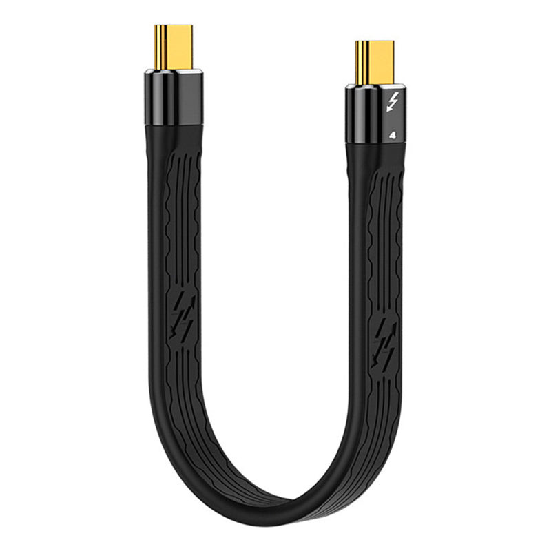 Type-C to Type-C Thunderbolt 4 FPC Cable PD 100W Fast Charging Data Cable with Audio Video Transmission Type-C to Type-C Thunderbolt 4 FPC Cable PD 100W Fast Charging Data Cable with Audio Video Transmission